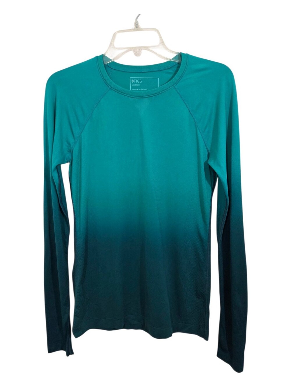FIGS Scrubs Women's Salta Underscrub Seamless Top Ombre Medium Scrub Uniform